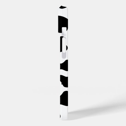 Coque iphone d'impression de vache noir et blanc (Verso / Gauche)