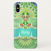 Coque iphone d'impression indien (Dos)