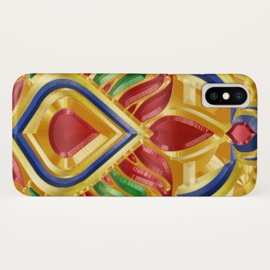 Coque iphone d'impression indien (Dos (Horizontal))