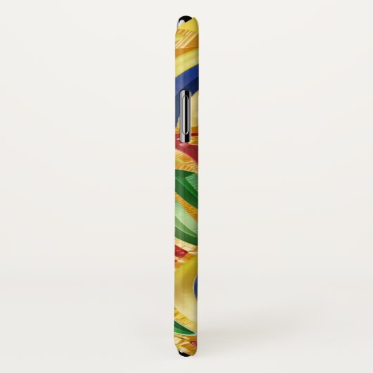 Coque iphone d'impression indien (Dos/Droite)