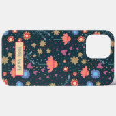 Coque iphone d'incertitude florale (Verso (horizontal))