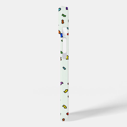 Coque iphone d'oie de fête (Verso / Gauche)