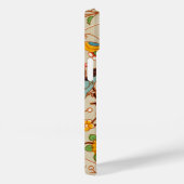 Coque iphone d'oiseaux et de papillons (Verso / Droite)