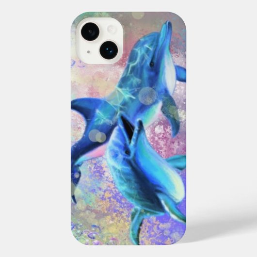 Coque iphone Dolphin en couple (Verso)