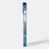 Coque iphone - Dolphin Lune Océan (Verso / Gauche)