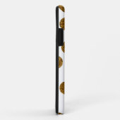 Coque iphone d'or de parties scintillantes (Dos/Droite)