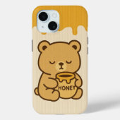 Coque iphone d'ours au miel (Verso)