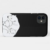 Coque iphone d'ours de l'affaire 3 d'IPhone 5 (Dos (Horizontal))