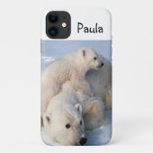 Coque iphone d'ours polaire (Dos)