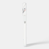 Coque iphone drôle avec la cigogne portant bébé (Verso / Gauche)