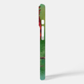 Coque iphone du Cardinal rouge du Nord (Verso / Gauche)