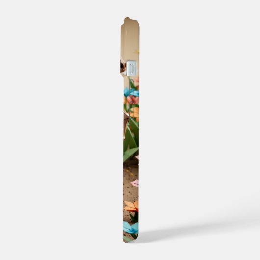 Coque iphone du cheval Origami (Côté gauche)