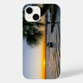 Coque iphone du coucher de soleil de Floride Gulf  (Verso)