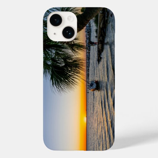 Coque iphone du coucher de soleil de Floride Gulf  (Verso)