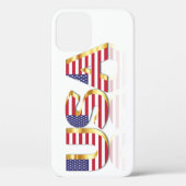 COQUE IPHONE du drapeau américain (Verso)