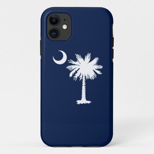 Coque iphone du drapeau de la Caroline du Sud (Dos)