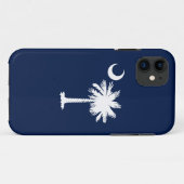 Coque iphone du drapeau de la Caroline du Sud (Dos (Horizontal))