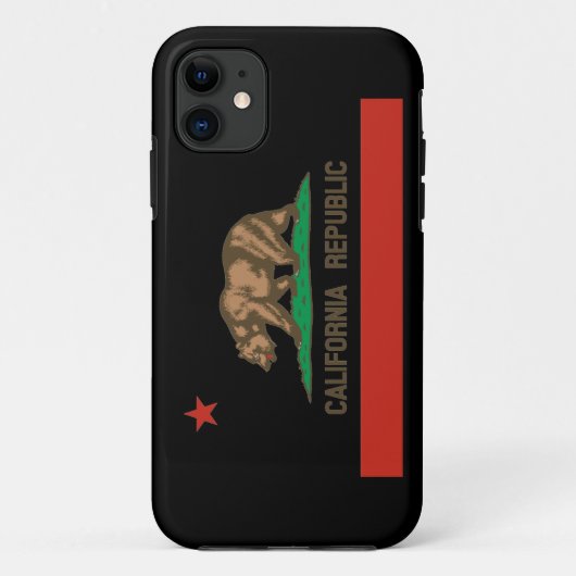 coque iphone du drapeau de la République de Califo (Dos)