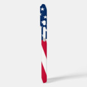 Coque iphone du drapeau patriotique américain (Verso / Gauche)