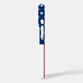 Coque iphone du drapeau patriotique américain (Verso / Gauche)