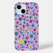 Coque iphone du Jardin des Fleurs Lilac (Verso)