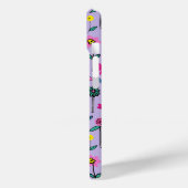 Coque iphone du Jardin des Fleurs Lilac (Verso / Gauche)