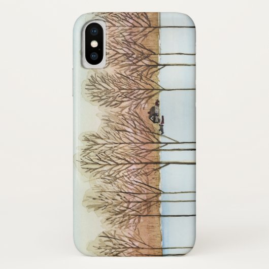 Coque iphone du lac Winter (Dos)