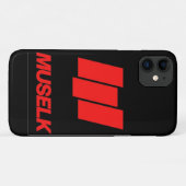 Coque iphone du logo Muselk (Dos (Horizontal))