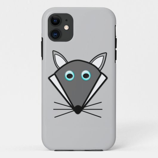 Coque iphone du loup d'Halloween (Dos)