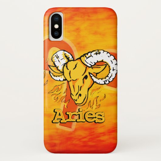 Coque iphone du panneau d'incendie du zodiaque du  (Dos)