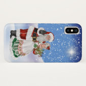 Coque iphone du Père Noël (Dos (Horizontal))