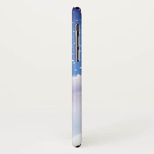 Coque iphone du Père Noël (Dos/Gauche)