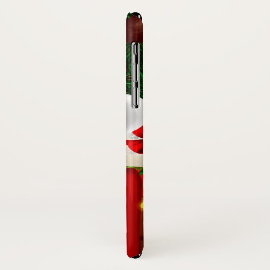 Coque iphone du Père Noël (Dos/Gauche)