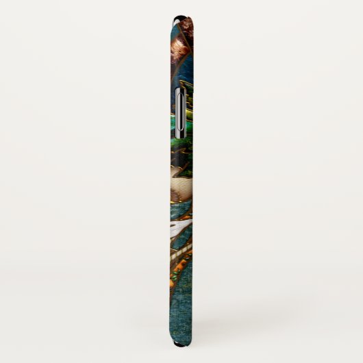 Coque iphone du Père Noël (Dos/Droite)