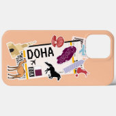 COQUE IPHONE DU QATAR DE PASS DOHA (Verso (horizontal))