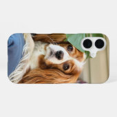 Coque iphone du roi Charles Cavalier 16 (Verso Horizontal)