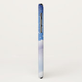 Coque iphone du skieur de neige de Noël (Dos/Gauche)