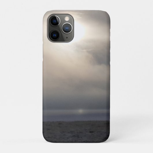 Coque iphone du soleil d'hiver (Dos)