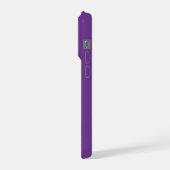 Coque iPhone EASY Neon Pixel Art - Violet 3D Gamin (Côté gauche)