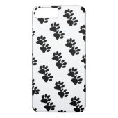 Coque iphone Empreinte de patte noir (Dos)