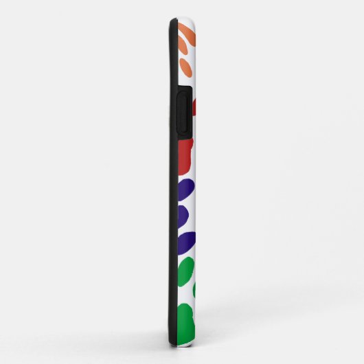 Coque iphone Empreintes de pattes de chats (Dos/Droite)