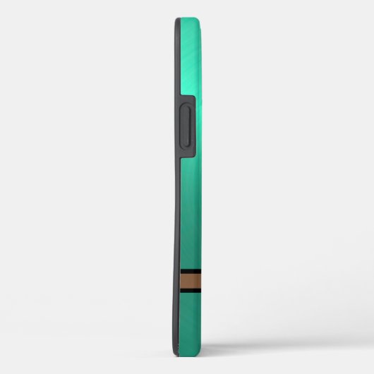 Coque iphone en acier brossé Gold Star Dalmatian C (Verso / Droite)