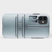 coque iphone en acier inoxydable (Dos (Horizontal))