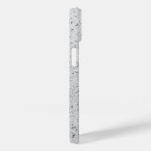 Coque iphone en béton illustré monogrammé (Verso / Droite)