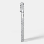 Coque iphone en béton illustré monogrammé (Verso / Gauche)