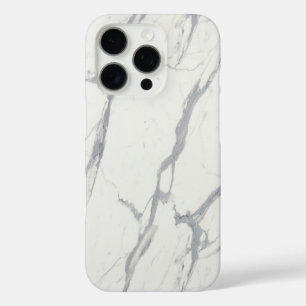 Coque iphone en marbre blanc Carrare - Élégant min