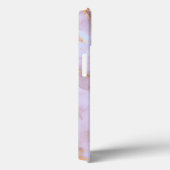 Coque iphone en marbre rose et or - Luxe Glam Seri (Verso / Droite)