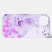 Coque iphone en marbre violet (Verso (horizontal))