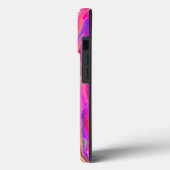 Coque iphone en néon couleur liquide (Verso / Gauche)