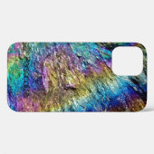 Coque iphone en pierre motif abstrait de couleur b (Verso (horizontal))